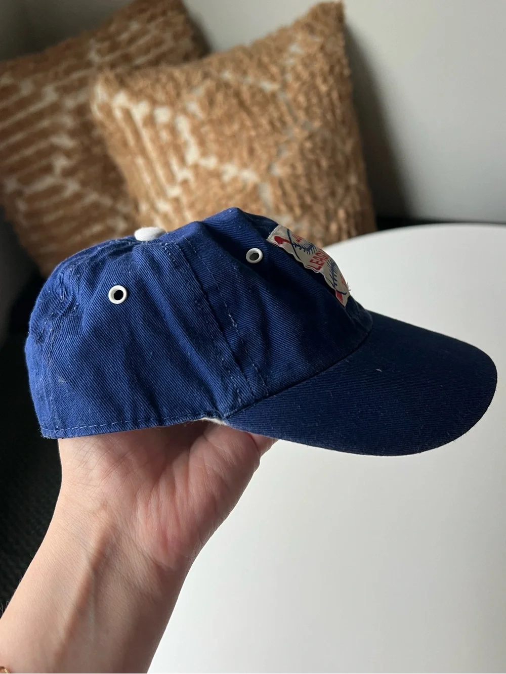 Vintage 80s/90s Junior Leaguer Baseball infant hat A.B.G. for Kids
